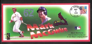 Just Fun Cover #2915B Mark McGwire 62 Home Runs Sept/8/1998 on Cover (12631)