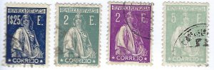 Portugal Ceres SC#286, 290-291, 296 Used F-VF...Fill a spot!