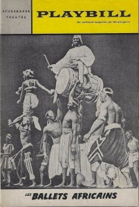 1967 - Playbill for Ballets Africains performance - Ephemera 1250