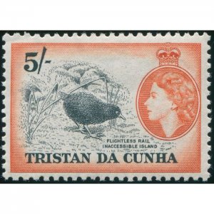 Tristan da Cunha 1954 5s black & red-orange SG26 unused