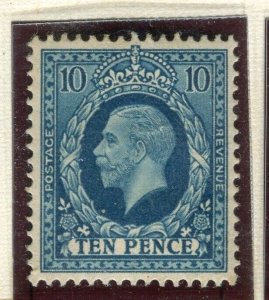 BRITAIN; 1934 early GV Portrait issue Mint hinged 10d. value