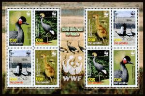 Gambia Scott 3014 (2006) Mint NH VF World Wildlife Fund Sheet C