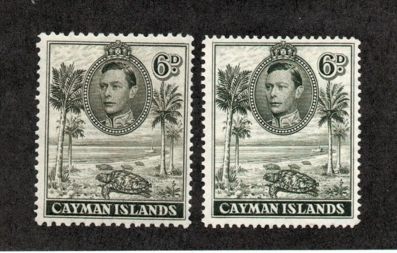 Cayman Islands - SG# 122 MLH & 122a MNG   /     Lot 0921298