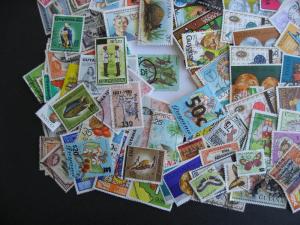 Guyana older collection of 200 different, mixed condition, no British Guiana