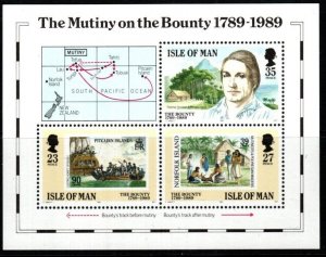 ISLE OF MAN SGMS415 1989 BICENTENARY OF THE MUTINY ON THE BOUNTY MNH