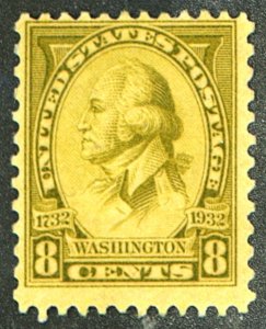 U.S. #713 MINT OG LH