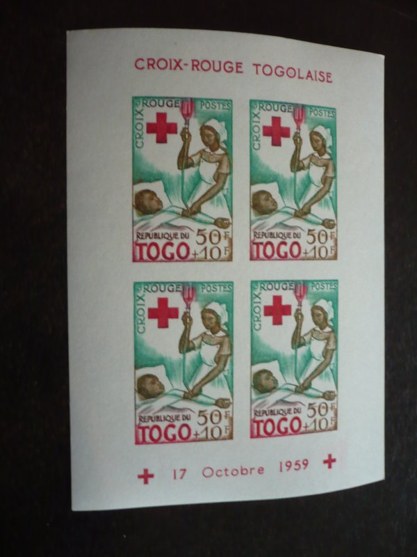 Stamps - Togo - Scott# B12a,B13a,B14a - Mint Hinged Souvenir Sheet Set of 3