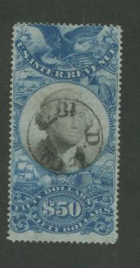 1871 US Documentary Revenue Stamp #R131 Used F/VF