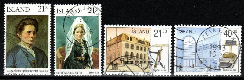 Iceland #696-9  F-VF Used CV $4.10 (X214)