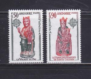 Andorra French 232-233 Set MNH Europa (A)