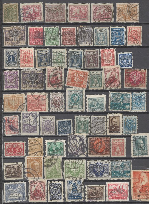 COLLECTION LOT # 35 POLAND 94 STAMPS CLEARANCE