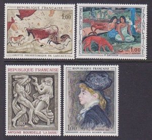 France 1204-07 MNH OG 1968 Art Series Painting Set Very Fine