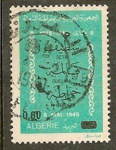 Algeria   Scott 611   Surcharge    Used