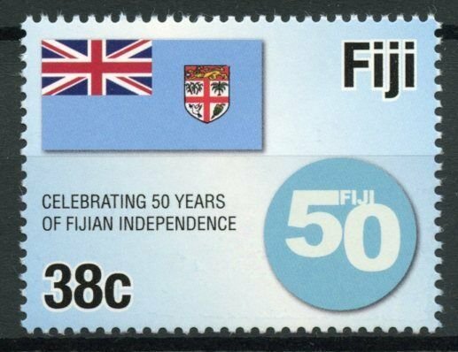 Fiji Flags Stamps 2020 MNH Fijian Independence 50 Years 1v Set 