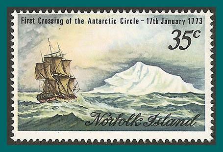 Norfolk Island 1973 Antarctic Circle, MNH #152,SG129