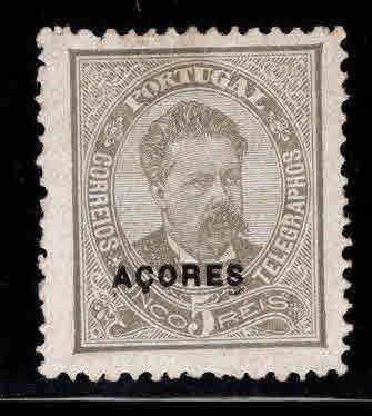 Azores Scott 44 MH* hinge remnant, black opt CV $19