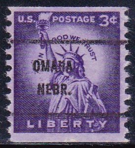 Precancel - Omaha, NE PSS 1057-61 - Bureau Issue