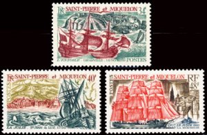 Scott #393-5 Ships MNH