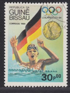 Guinea-Bissau 616 Flag, Medal & Olympic Winner 1984