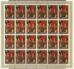 COOK IS. Sc#506-509 1979 Easter PaintingsSheets of 24 Complete Set OG Mint NH