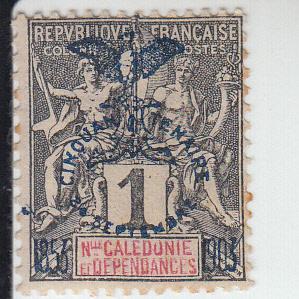 1903 New Caledonia Jubilee Issue Overprint (Scott 66) MH