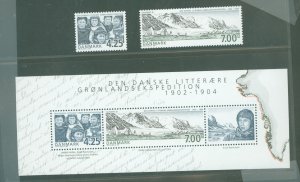 Denmark #1248-49A  Single (Complete Set)