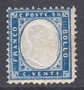 ITALY 19a BLUE OG H M/M SCARCE $1,800 SCV