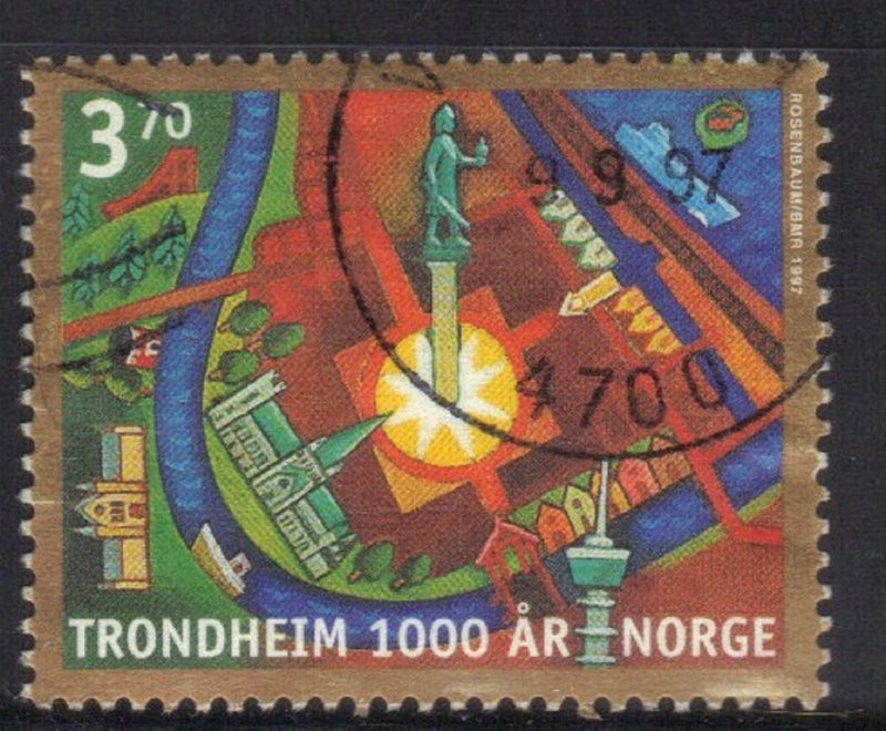 NORWAY SC# 1168 *USED* 3.70k  1997      SEE SCAN 2