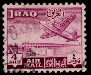 IRAQ SG331, 4f bright purple, FINE USED.