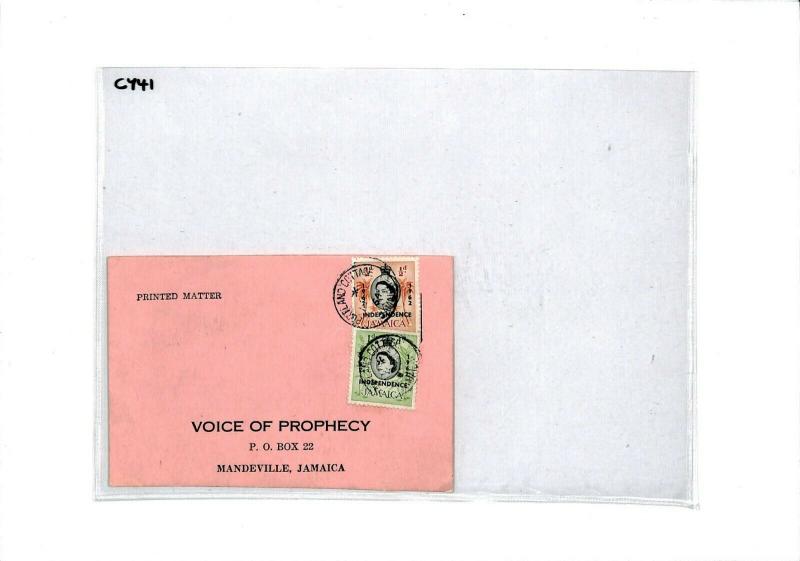 JAMAICA Superb *Portland Cottage* CDS 1964 INDEPENDENCE Issues Reply Card CY41