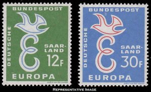 Saar Scott 317-318 Mint never hinged.