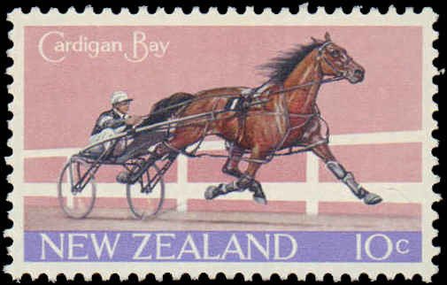 New Zealand 437, Complete Set, 1970, Sports, Horses, Never Hinged