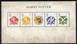 Great Britain 2007 Harry Potter perf m/sheet unmounted mi...