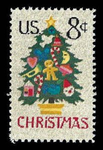 PCBstamps   US #1508 8c Christmas - Needlepoint, MNH, (17)