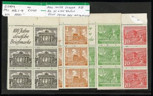 Germany Stamps # M11-4 MNH XF Very Scarce Perfect Scott Value $1,000.00