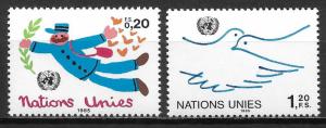 UN Geneva 133-34 Definitives set MNH