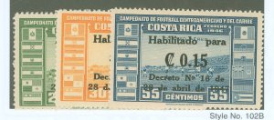 Costa Rica #C145-147 Mint (NH) Single (Complete Set)