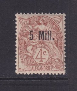 Alexandria (French Offices), Scott 35 (Yvert 39), MNH