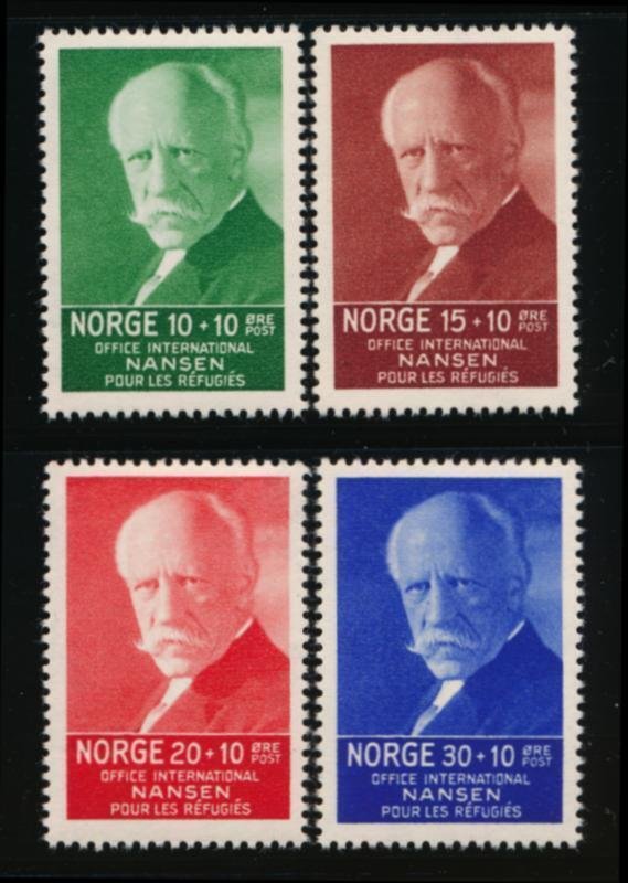 NORWAY B5-B8 MINT F-VF NEVER HINGED (NH)