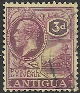 Antigua 58    1921   3d  fine used