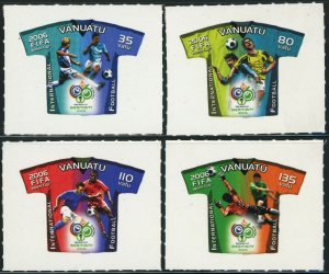 Vanuatu #886-889 Soccer World Cup Germany 2006 Postage Stamps Mint LH