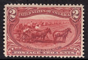 US #286 Fine/Very Fine. w/Original Gum. Never Hinged.