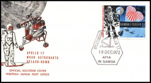 Samoa Apollo 17 Splash Down 1972 Cover