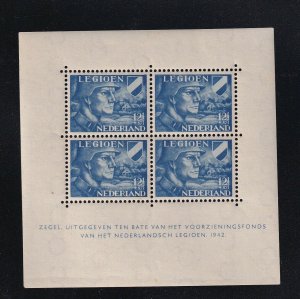 Netherlands Scott # B145a sheet VF OG NH nice color scv $ 70 ! see pic !