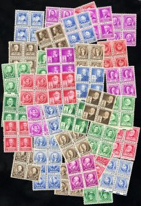 US Stamps # 859-93 MNH VF/XF Famous American Blocks Of 4