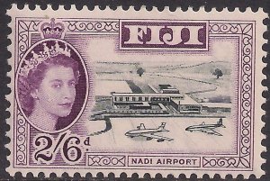 Fiji 1959 - 63 QE2 2/-6d Black & Purple MM SG 307 ( J1227 )