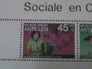 ​NETHELANDS-ANTILLEN  SC#191a SURTAX FOR SOCIAL & CULTURE INSTITUTIONS -MNH