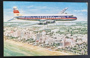 1959 New York USA Postcard Cover To Washington DC National Airlines DC-7 Star