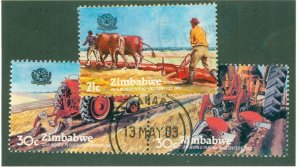 zimbabwe 462a-463 USED BIN $.25