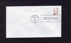 2933 Milton Hershey, FDC, no cachet
